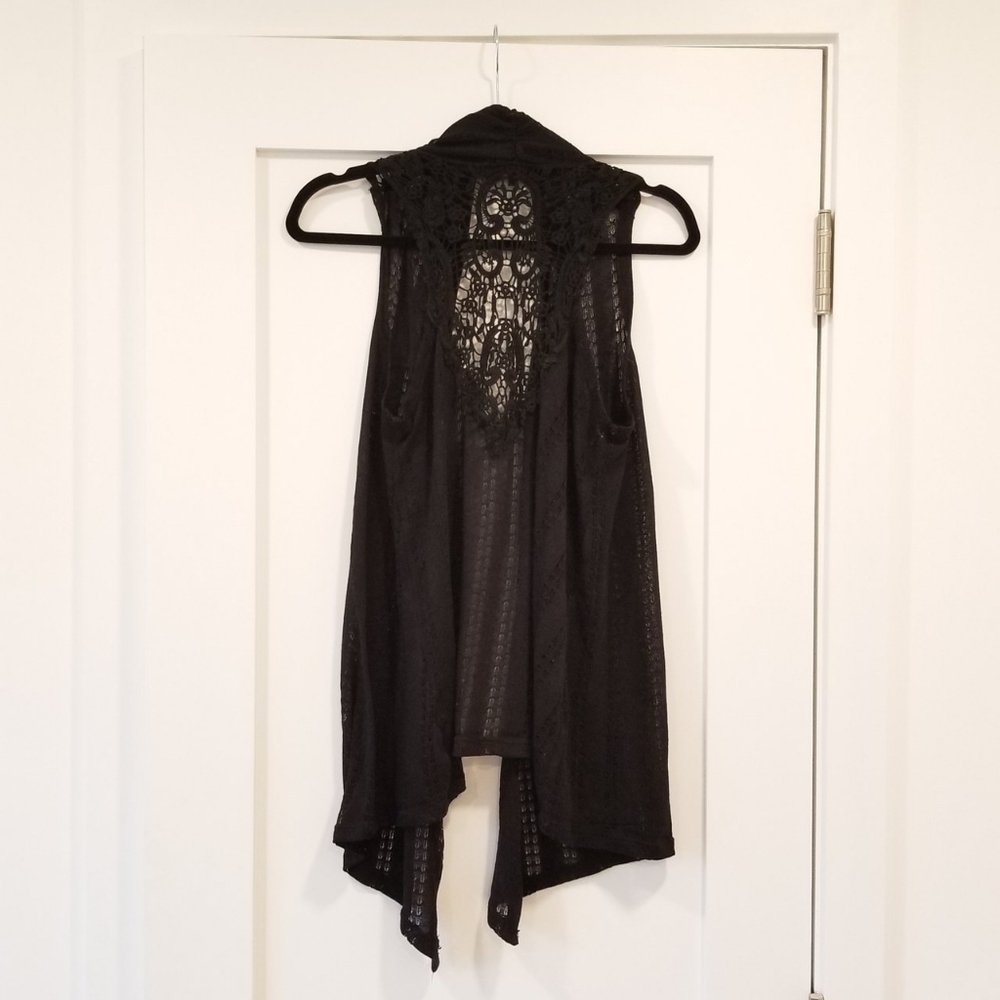 Candy Couture Sleeveless Cardigan